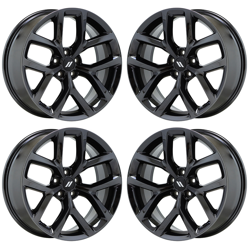 20" Dodge Charger Challenger RT Black Chrome wheels rims Factory OEM set 2652